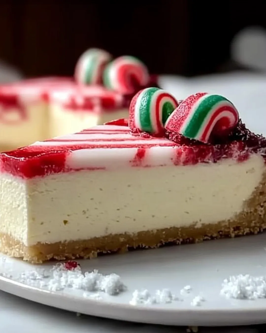 Cheesecake with Sugar Cookie Crust.
