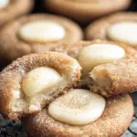 Eggnog Snickerdoodle Thumbprint Cookies