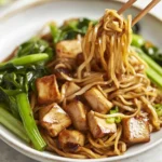 Chicken Teriyaki Noodles with tender chicken, stir-fried vegetables, and a glossy teriyaki sauce.