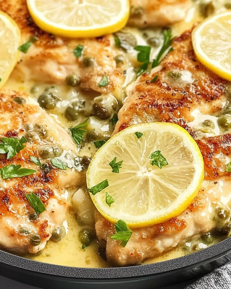 Lemon Chicken Piccata, Easy Chicken Piccata, Mediterranean Chicken Recipe, Chicken in Lemon Caper Sauce