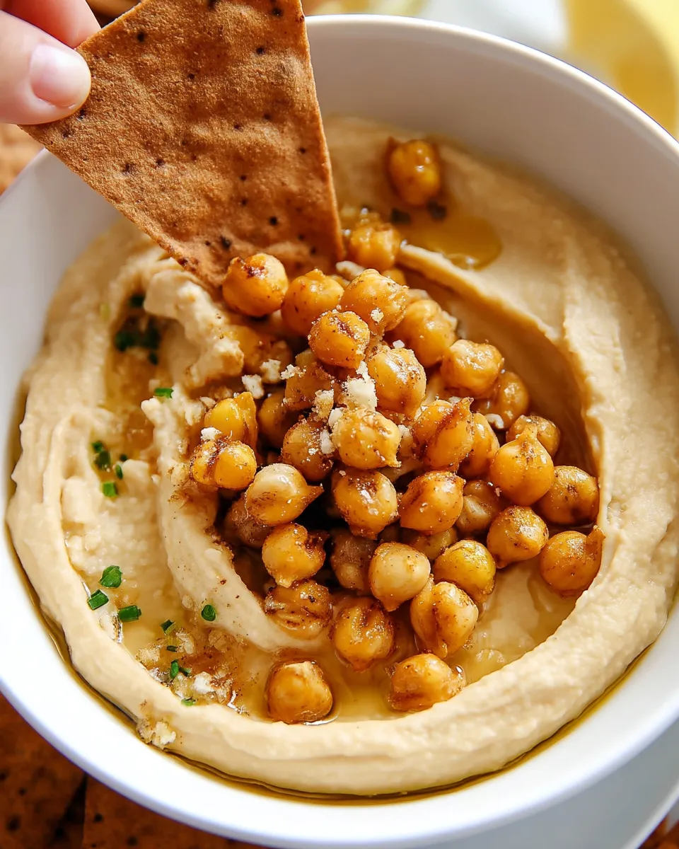 Golden, crispy roasted chickpeas served in a bowl, perfectly seasoned for a crunchy and healthy snack.