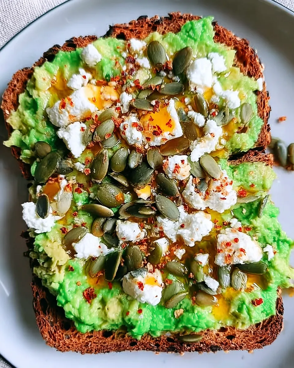 Assembling avocado toast step-by-step