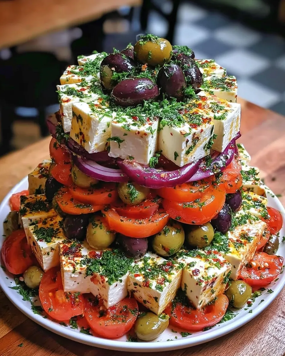 Classic Greek salad mix