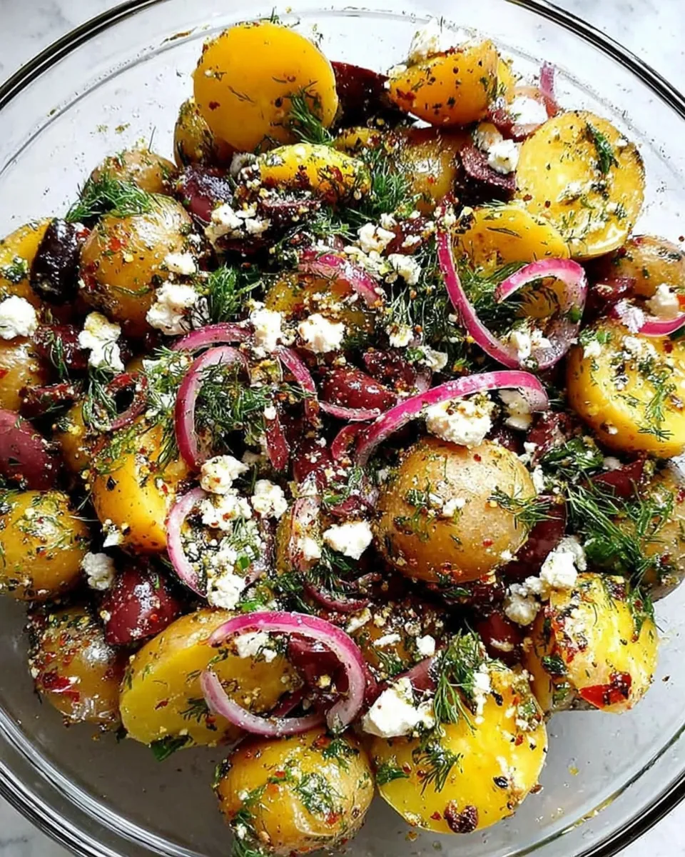 Potato Salad Ingredients on Wooden Table