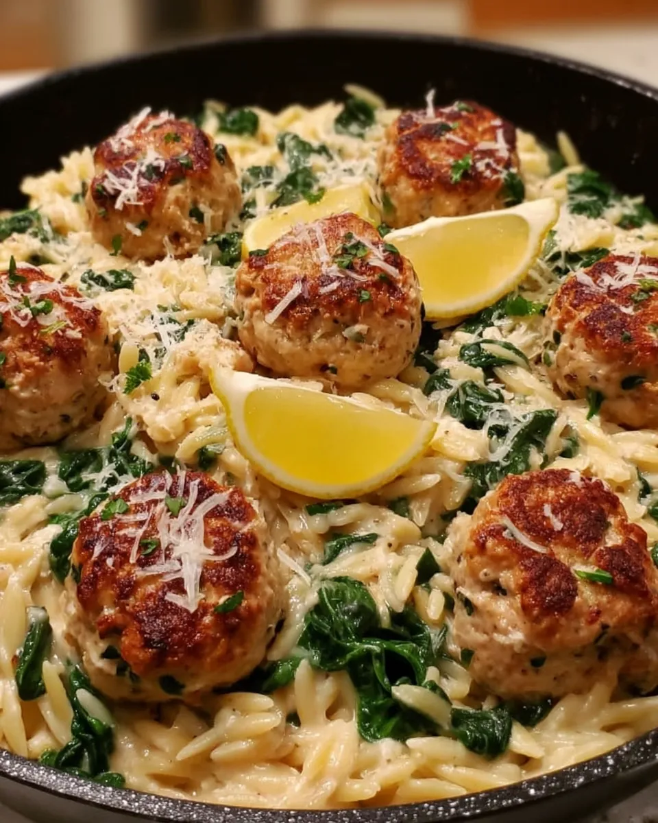 Ingredients for lemon chicken meatballs