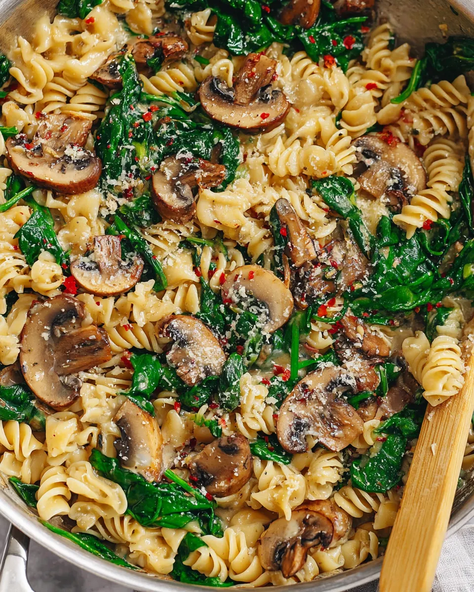 Sautéing mushrooms in olive oil