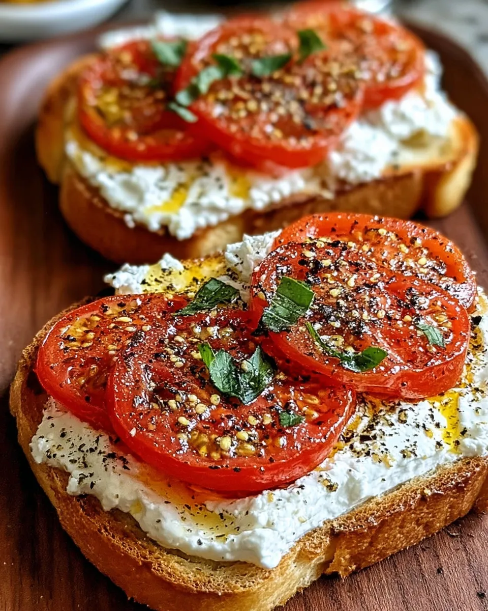 Ricotta toast ingredients