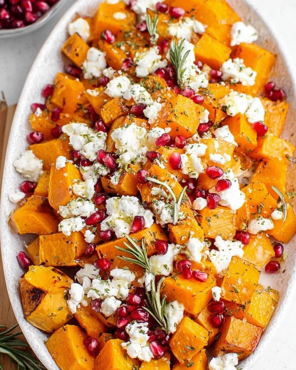 Roasted Butternut Squash Cubes