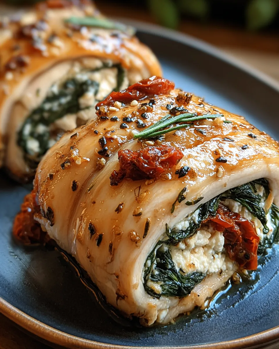 Ingredients for rolled stuffed chicken