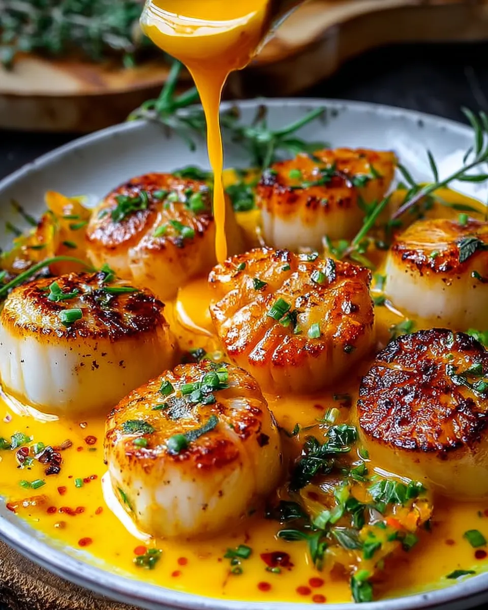 searing scallops in cast iron skillet