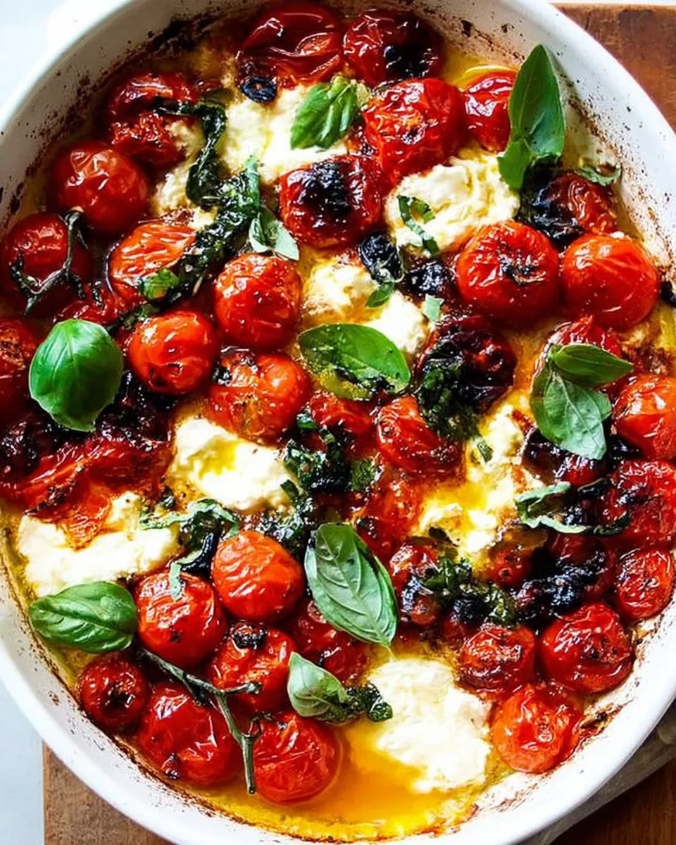 Ingredients for Baked Feta with Cherry Tomatoes