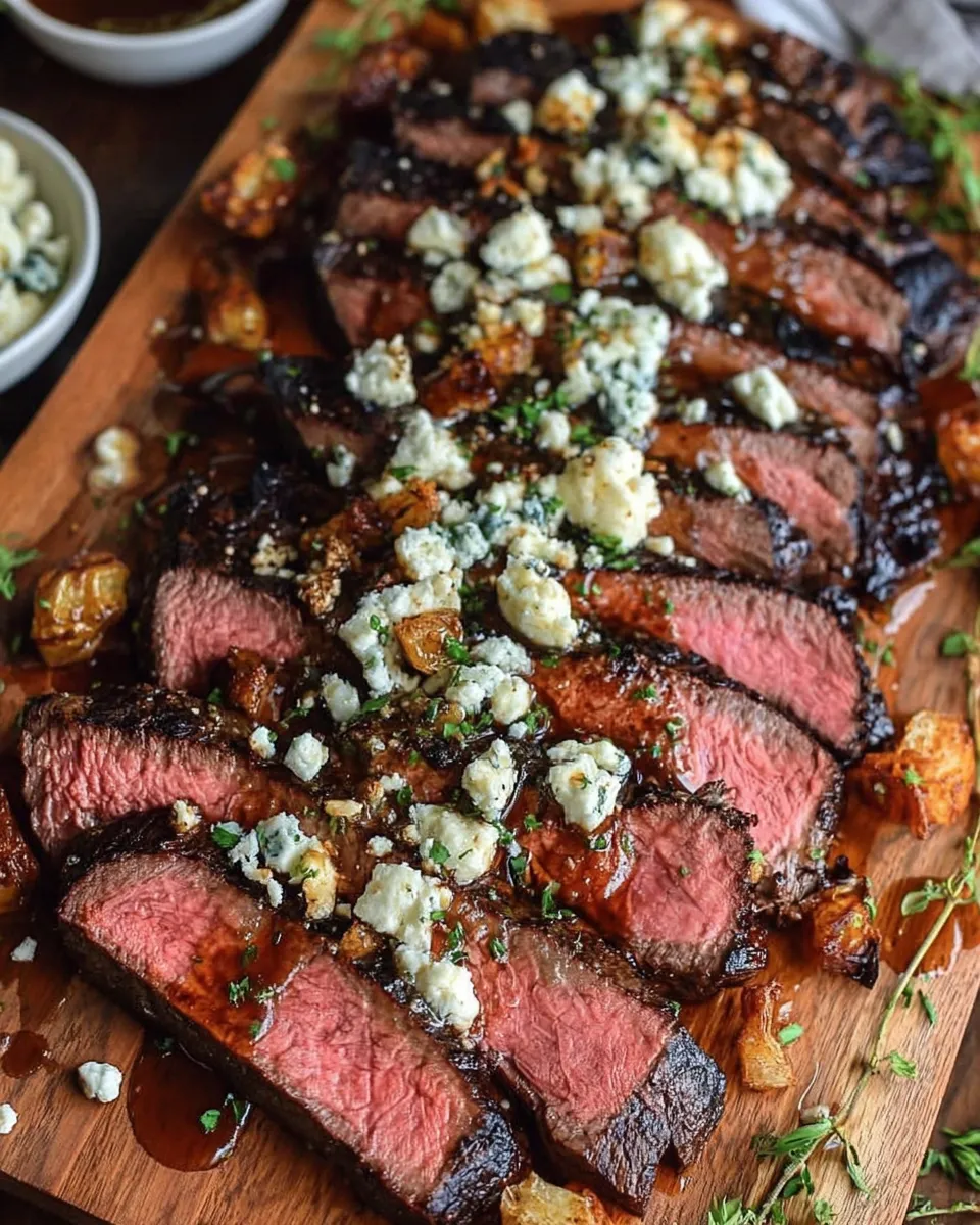Ingredients for balsamic marinated flank steak