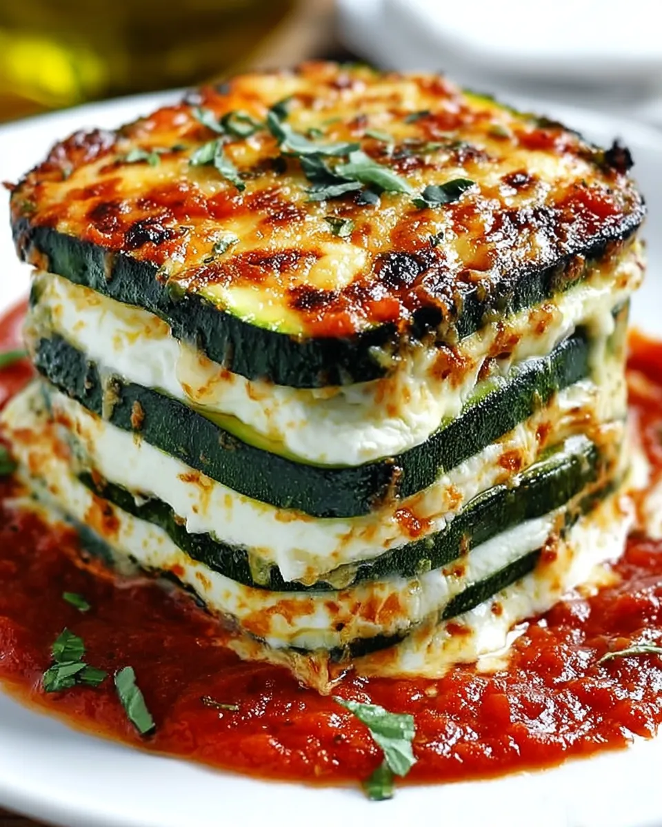  Ingredients for zucchini ricotta marinara bake