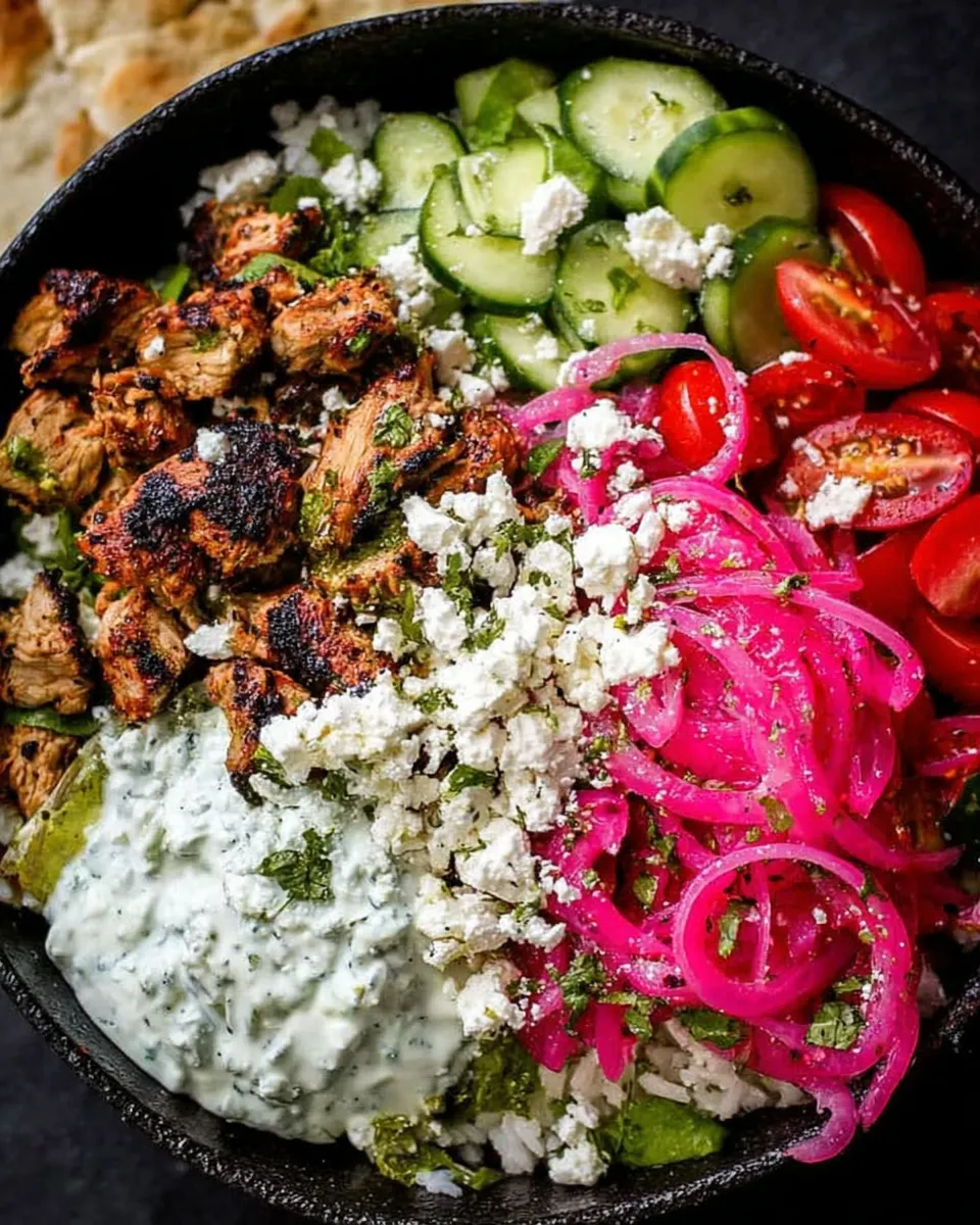 Grilling chicken for Mediterranean Power Bowl