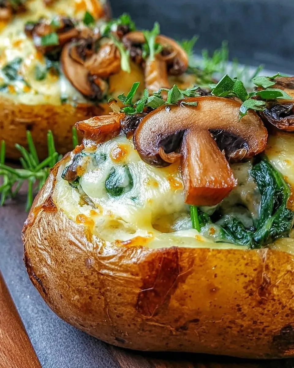 Creamy mashed potato mixture with spinach