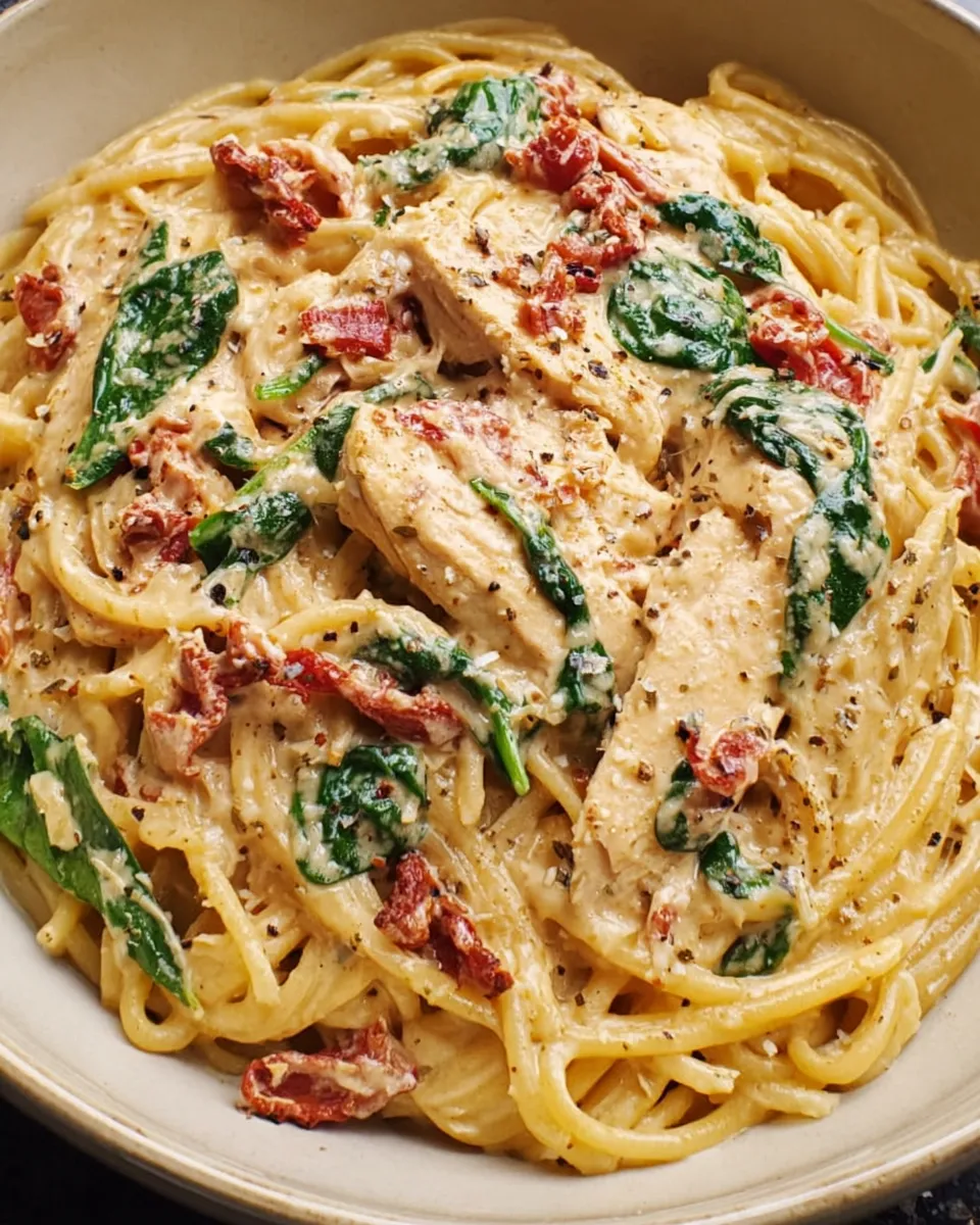 Chicken and garlic cooking in skillet