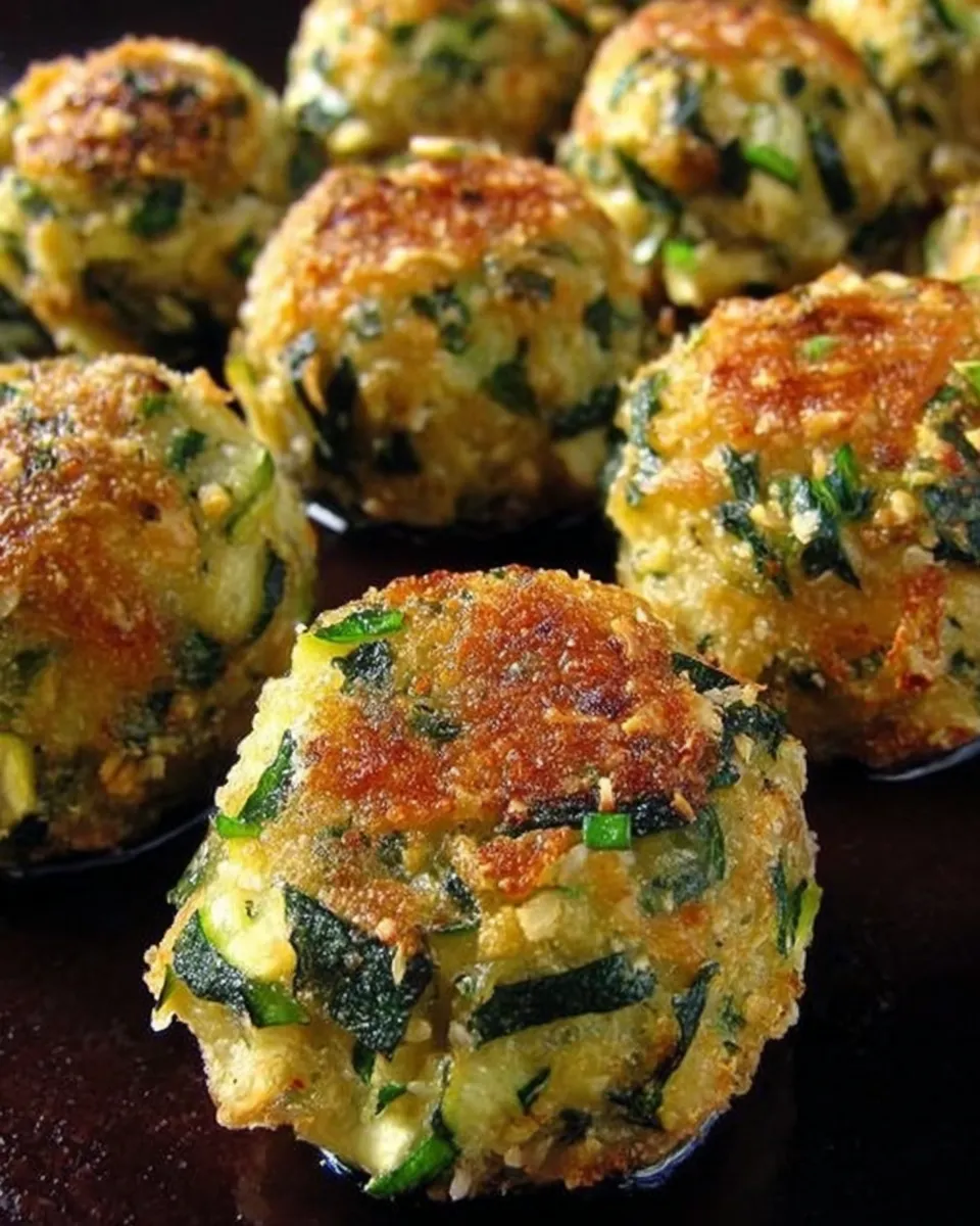 Zucchini garlic bites with marinara