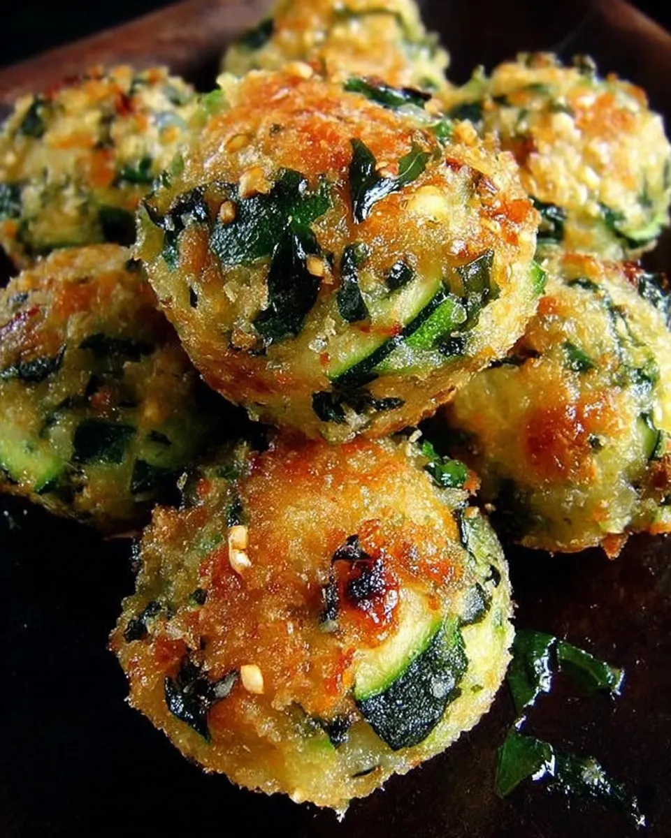 Forming zucchini garlic bites by hand