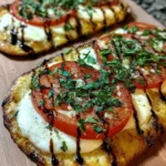 Tomato Basil Flatbread with Mozzarella
